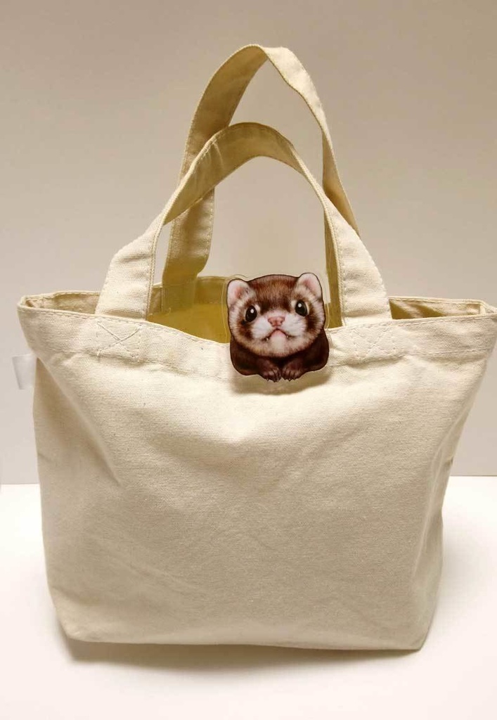 いたずらフェレットクリップ(ピン付き)/ Ferrets Clip