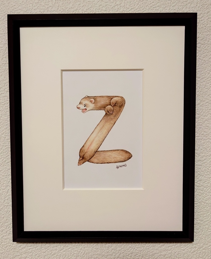 アルファベットシリーズ原画