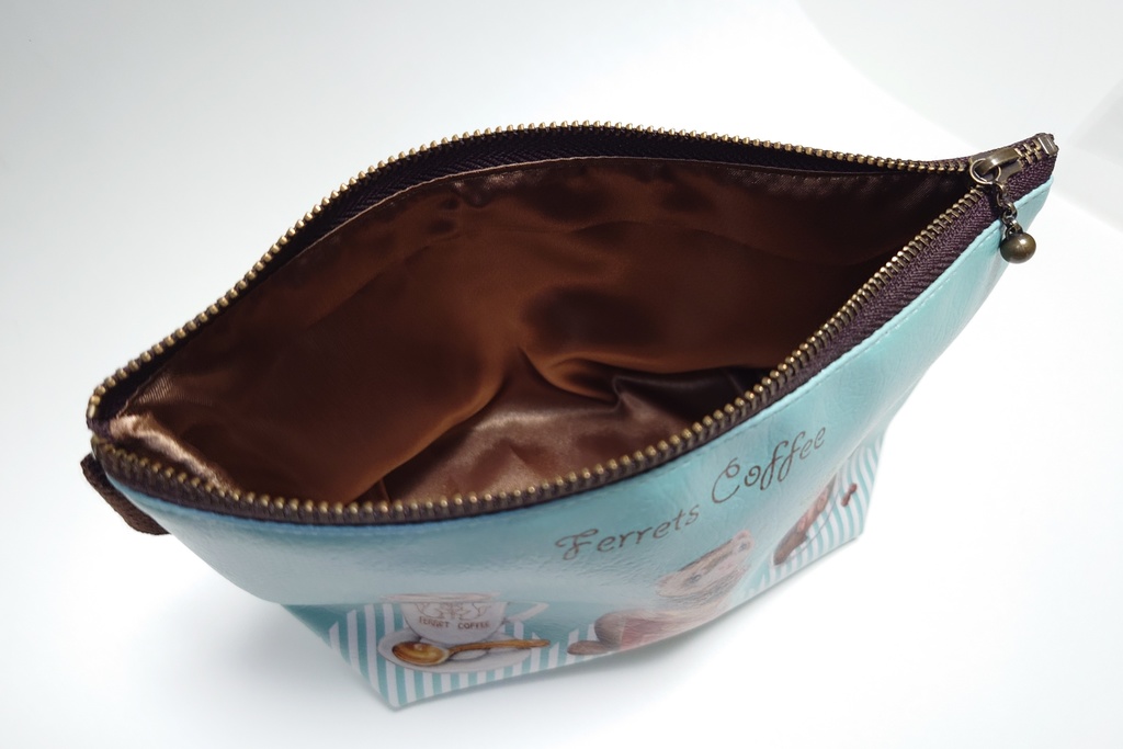 ポーチ「Ferret Coffee Time」