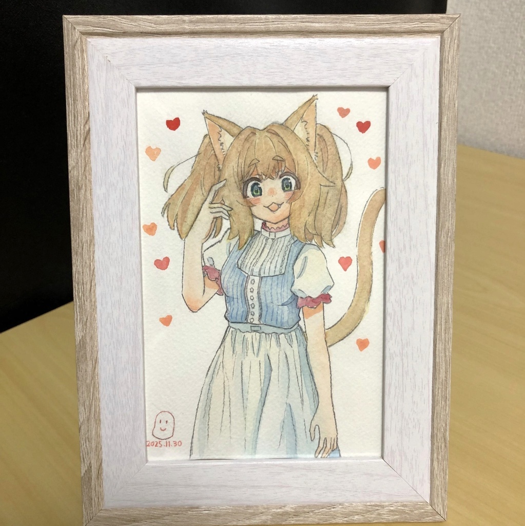 アナログイラスト原画（フレーム付属）