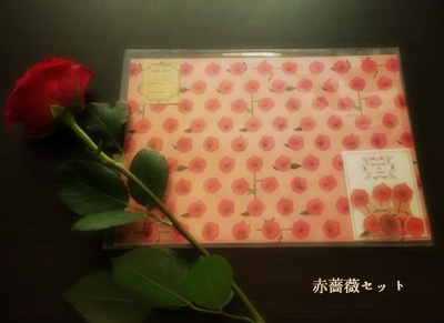 【薔薇を携え】デザインペーパーセット