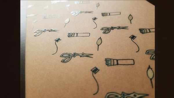 【十二カ月の紙もの】七月 造本手帳【リソグラフ】