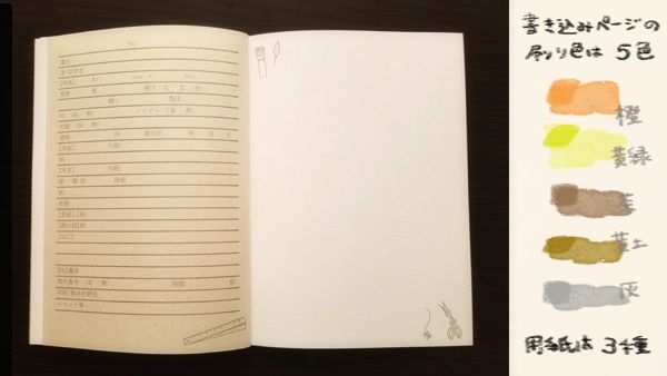 【十二カ月の紙もの】七月 造本手帳【リソグラフ】