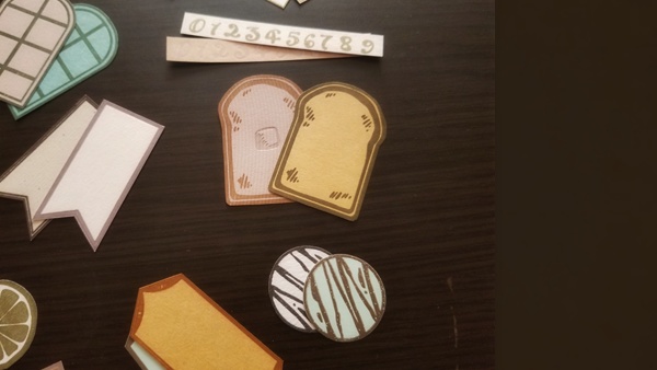 【十二カ月の紙もの】八月 凸版タグ詰め合わせ