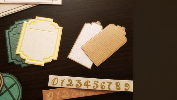 【十二カ月の紙もの】八月 凸版タグ詰め合わせ