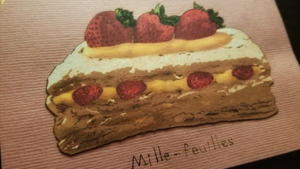 【十二カ月の紙もの】十月 デザートカード【メッセージカードつき】