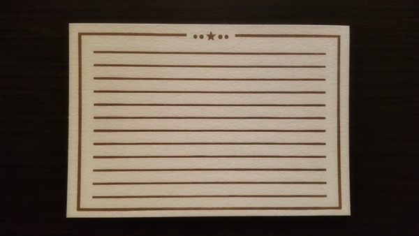 【十二カ月の紙もの】十月 デザートカード【メッセージカードつき】