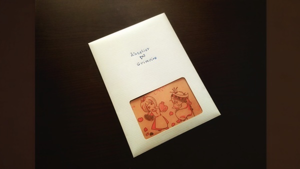 【凸版】アリスのたっぷり便箋セット【二色刷り】