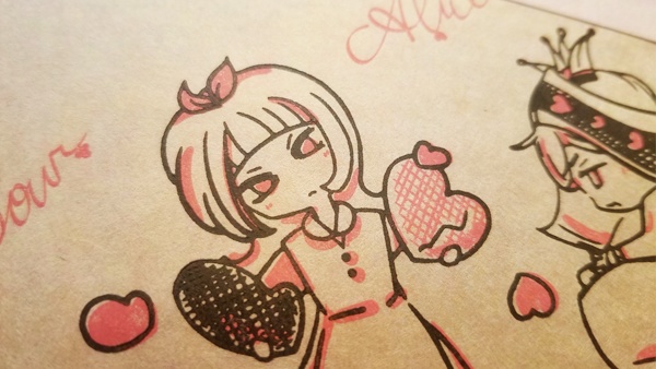 【単品】アリスの便箋【凸版二色刷り】