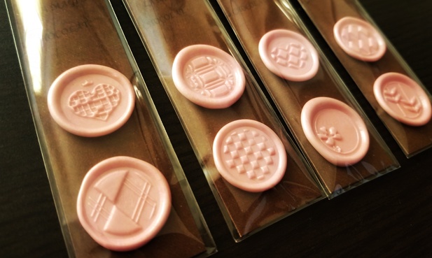 チョコレートなシーリングスタンプシール【工房オリジナル模様】