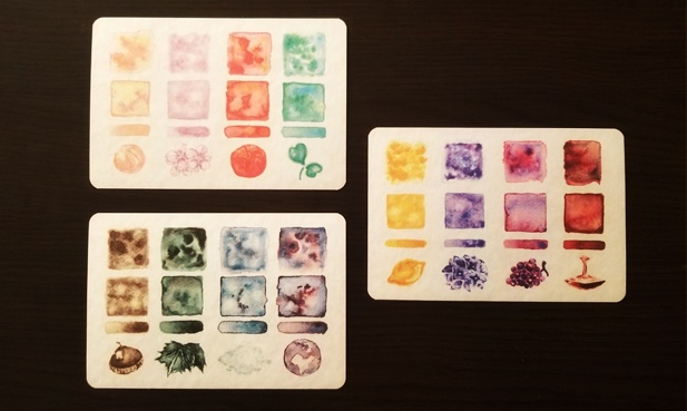 【ポストカード】色集め【水彩・分離色】