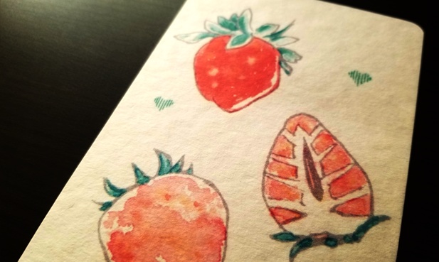 【ポストカード】色うつし【水彩・分離色】