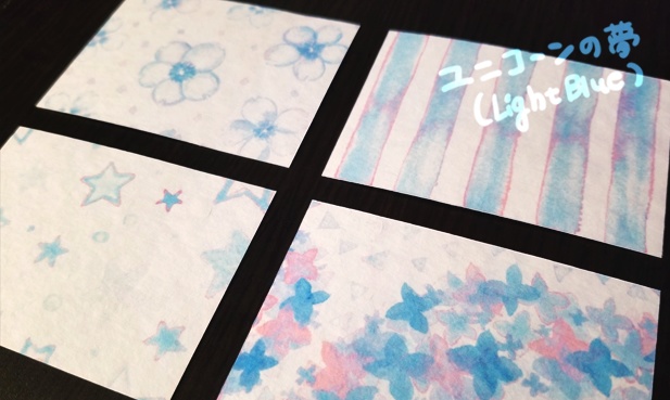 黒ボールペンが映える一言メッセージカード