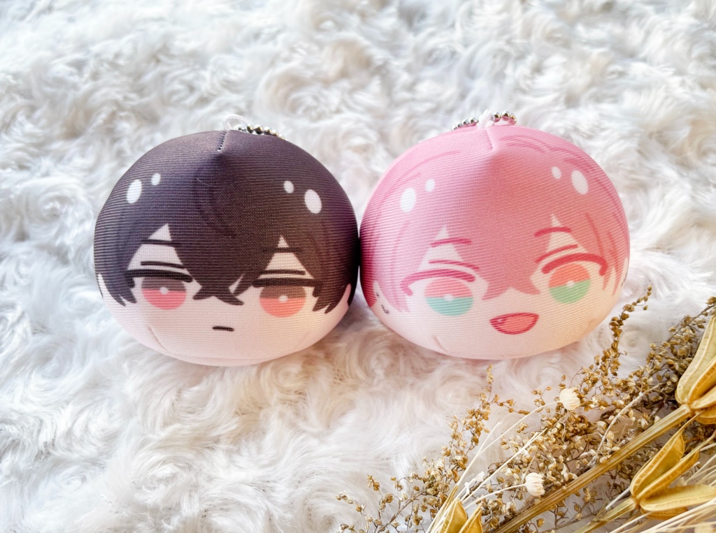 「セブンティーンシロップス」おまんじゅうにぎにぎマスコットカップル〈謙太郎×瑞生〉