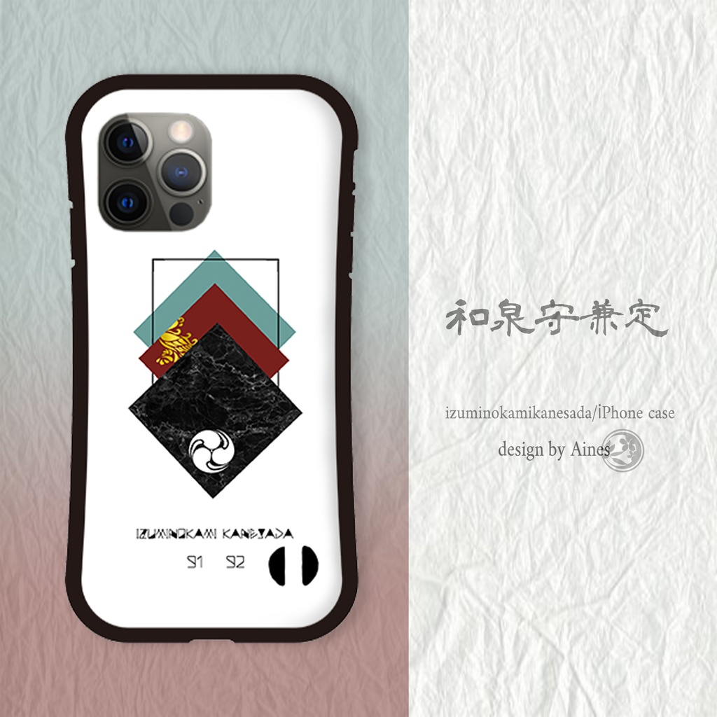 刀剣乱舞　和泉守兼定イメージ　iPhoneグリップケース　NO.1