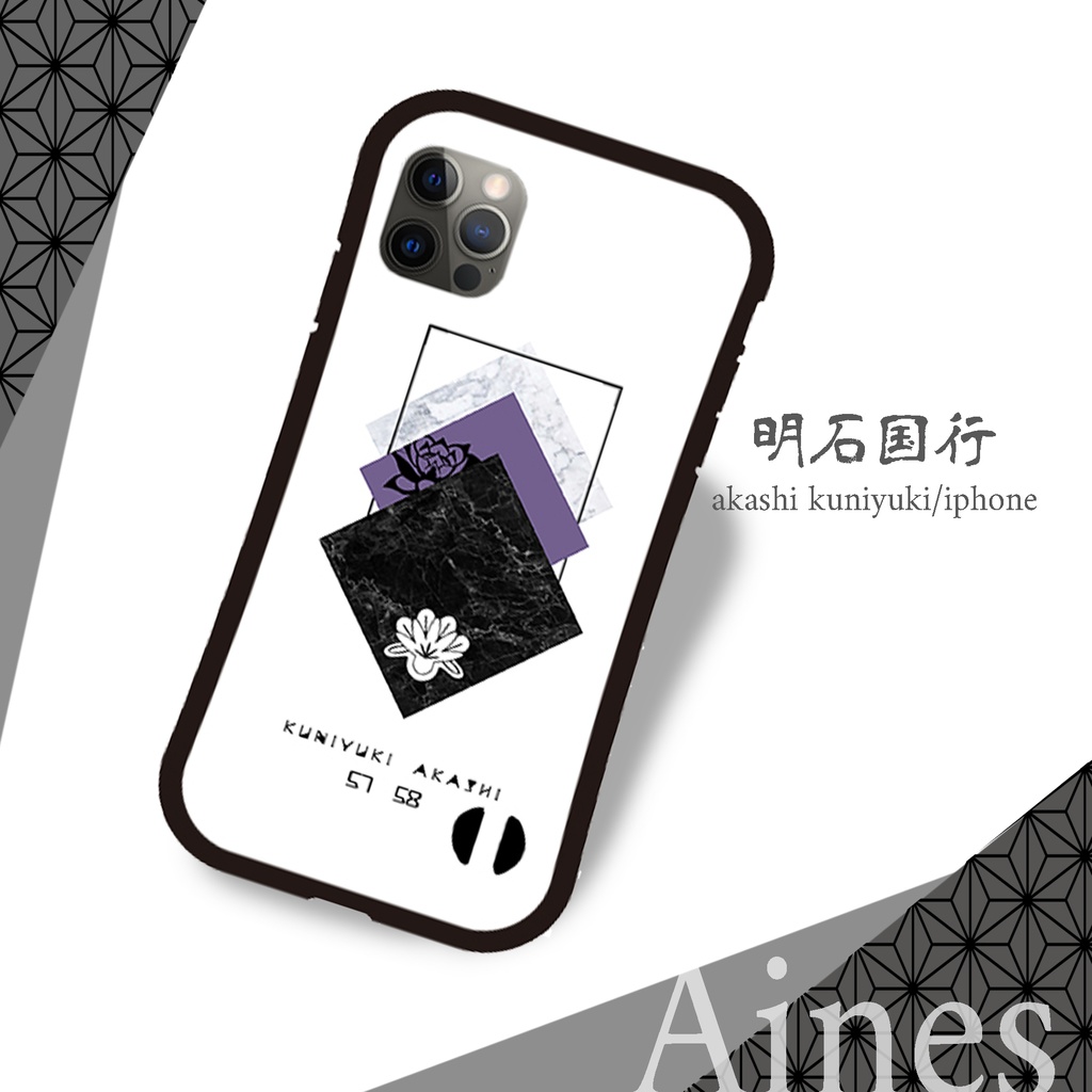 刀剣乱舞　明石国行イメージ　iPhoneグリップケース　NO.1