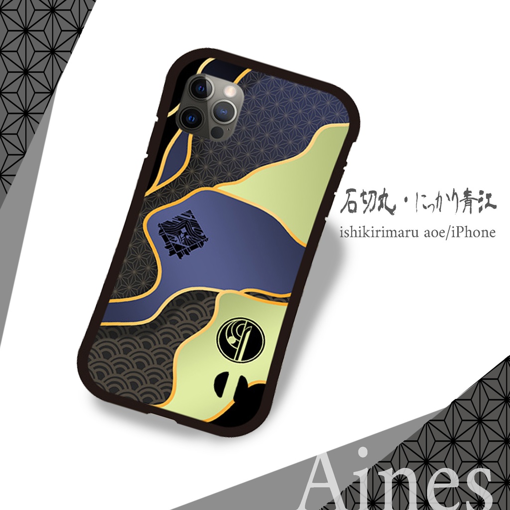 刀剣乱舞 石切丸 にっかり青江イメージ Iphoneグリップケース Aines Booth