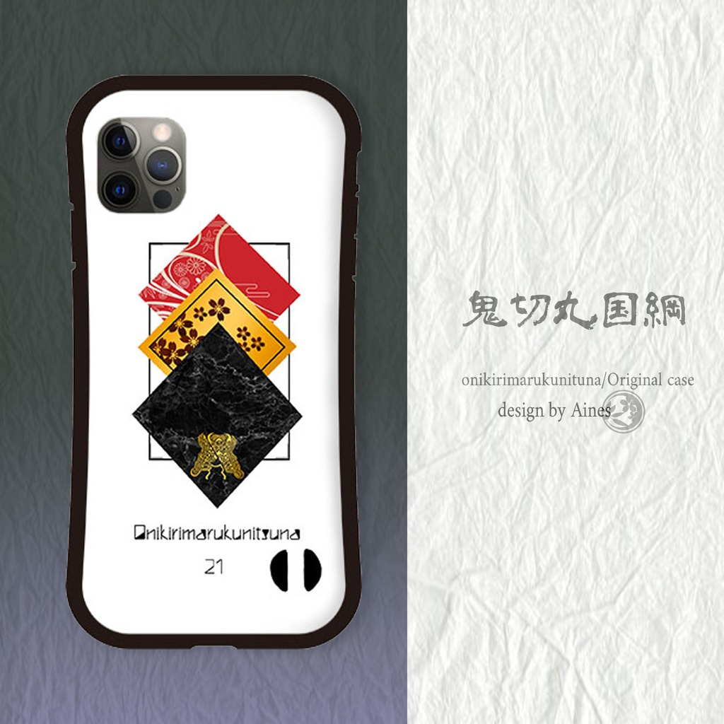 刀剣乱舞　鬼丸国綱イメージ　iPhoneグリップケース　NO.1