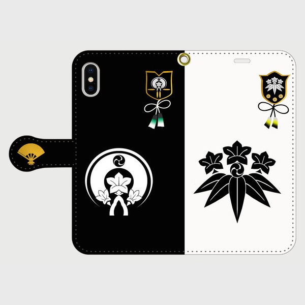 刀剣乱舞 源氏髭切膝丸イメージ iPhoneケース