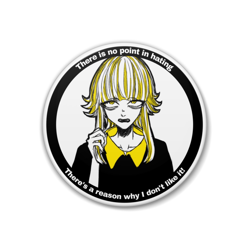 don't like 缶バッジ