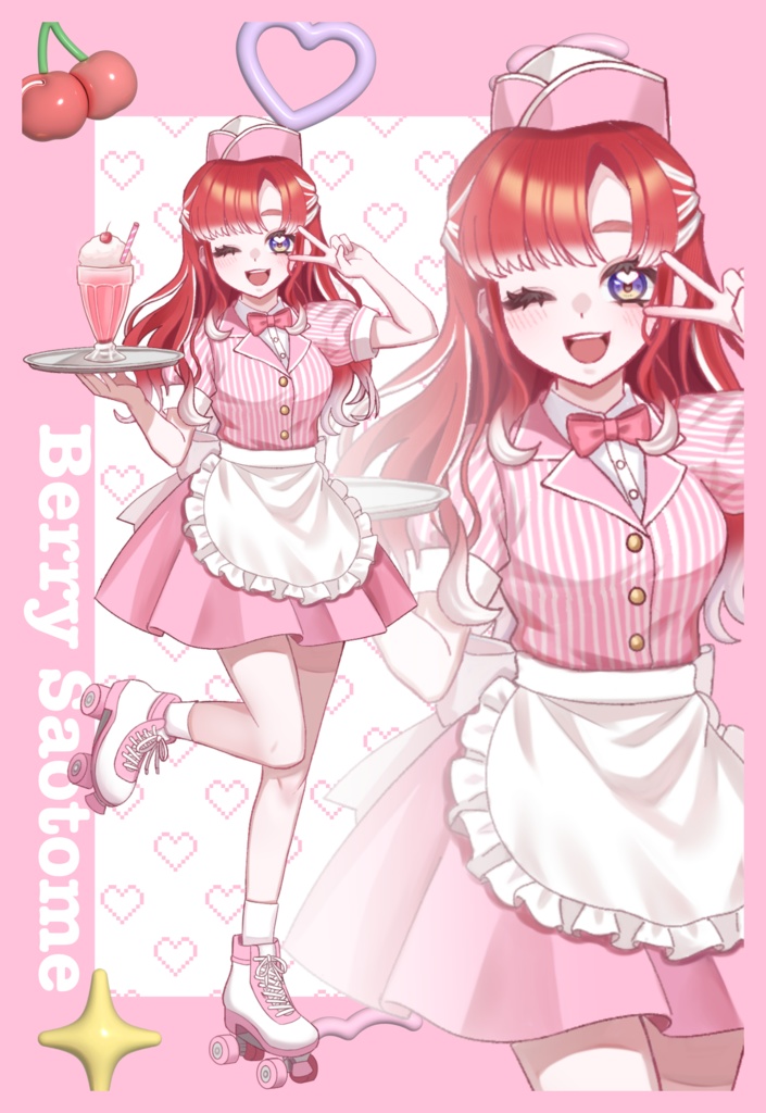 アメリカンダイナー風早乙女ベリーアクリルスタンド