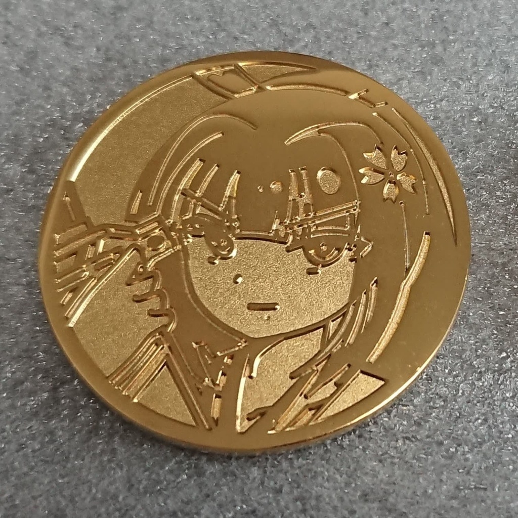 【予約販売】桜降る代に決闘を メガミコイン ユリナ&シンラデザイン