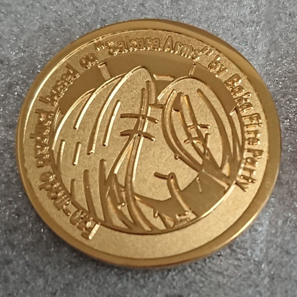 【予約販売】桜降る代に決闘を メガミコイン ユリナ&シンラデザイン