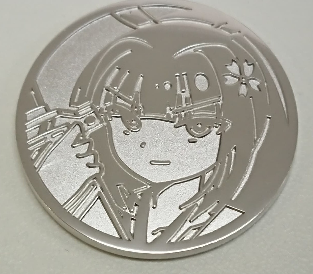 【予約販売】桜降る代に決闘を メガミコイン ユリナ&シンラデザイン