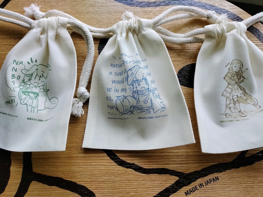 桜降る代に決闘を メガミ巾着袋