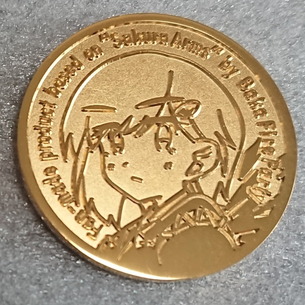 【予約販売】桜降る代に決闘を メガミコイン ウツロ&ホノカデザイン