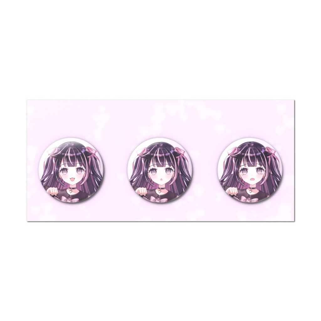 缶バッジ（立ち絵表情差分）