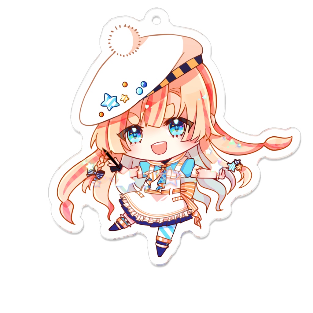 星崎きざしのミニキャラアクリルキーホルダー
