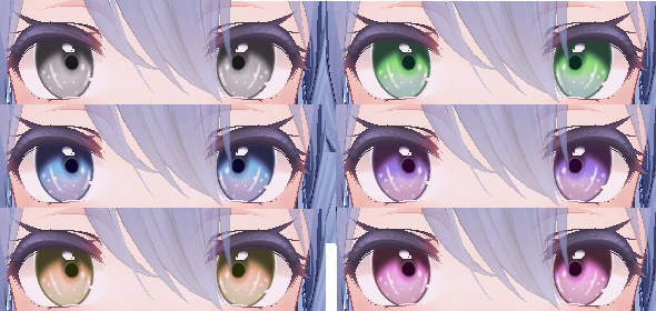 桔梗(Kikyo) Eye texture