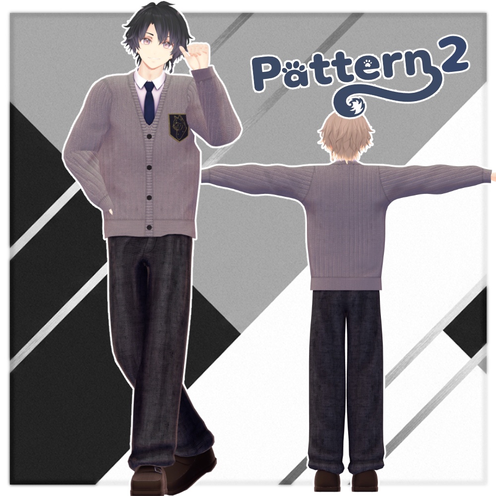 【VRC衣装】 Casual Cardigan|YoriMichi Studio