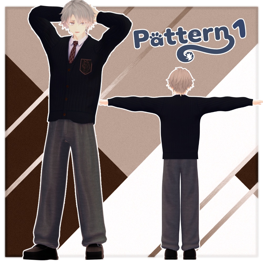 【VRC衣装】 Casual Cardigan|YoriMichi Studio