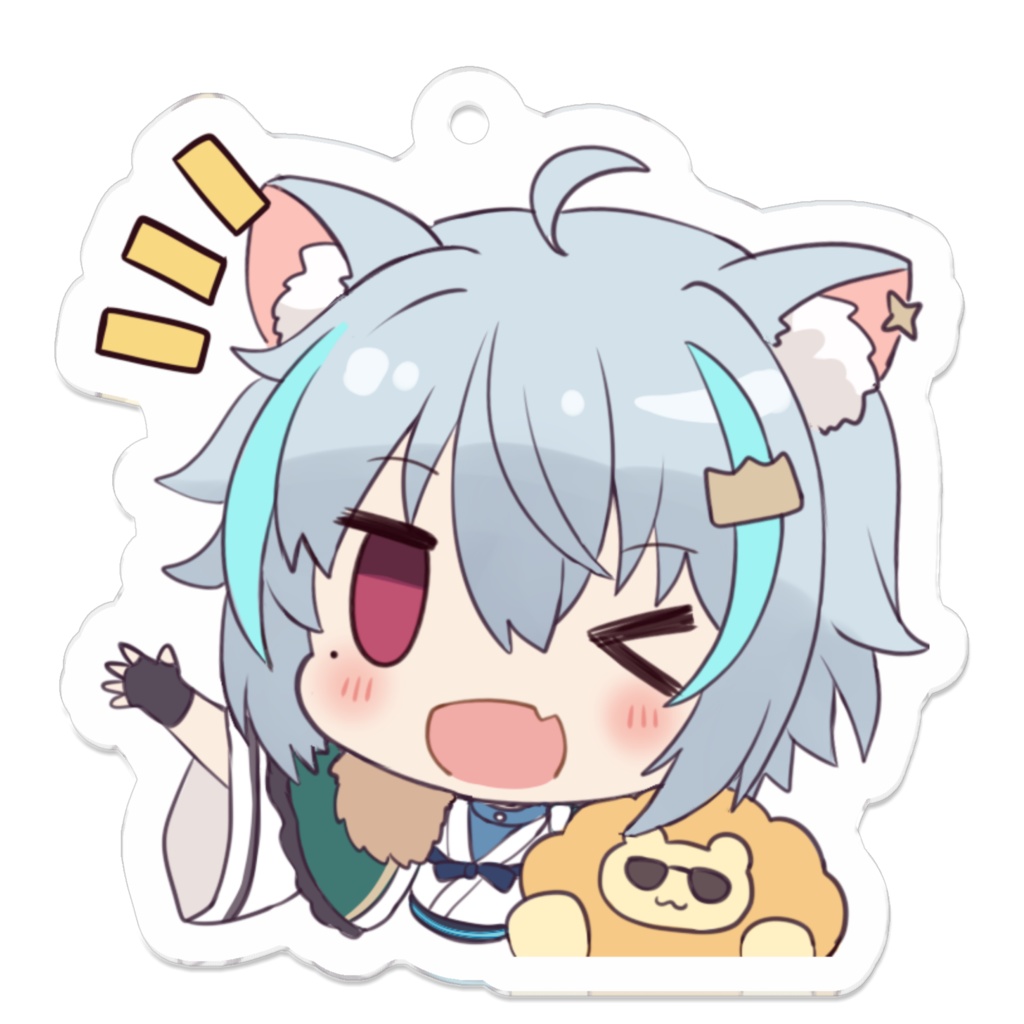 アクリルキーホルダー(挨拶)