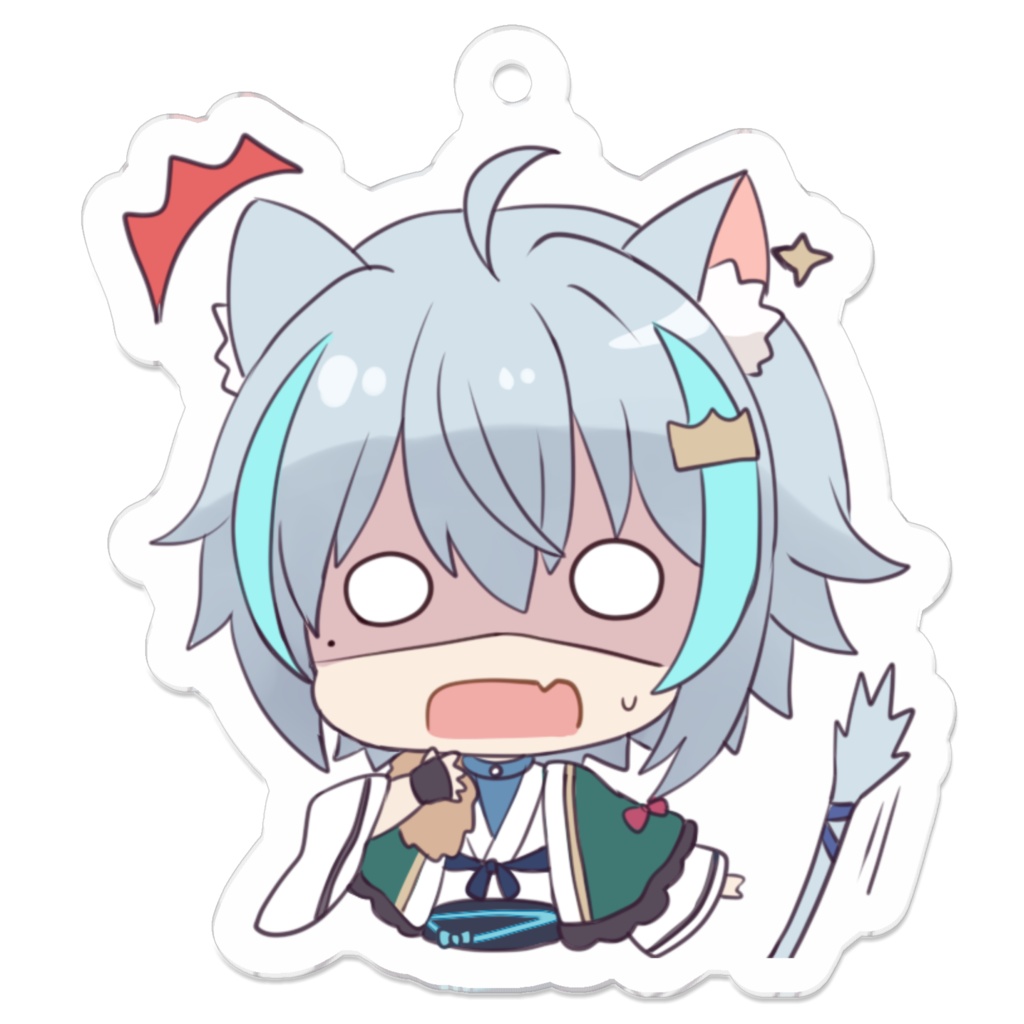 アクリルキーホルダー(驚き)