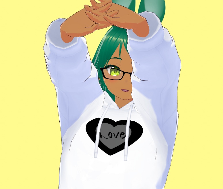Love Heart on Hoodie