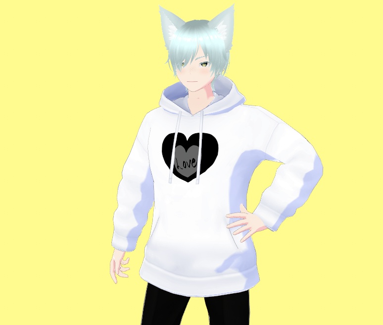 Love Heart on Hoodie