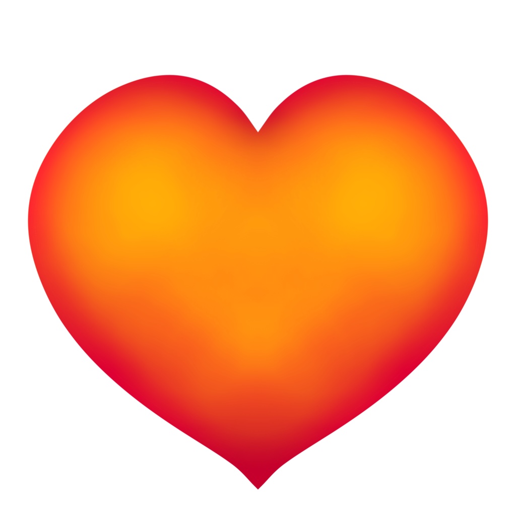 Glowing Heart asset for 2D vtubers