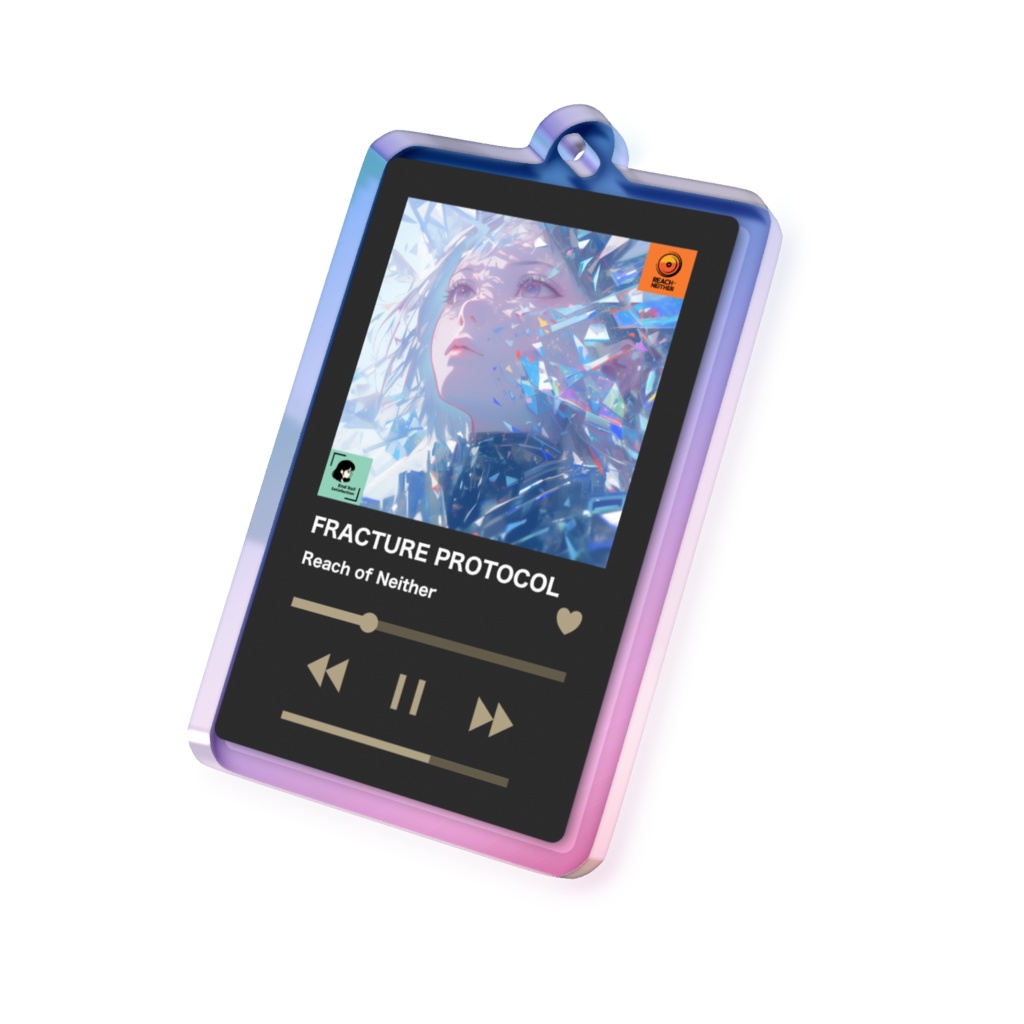 FRACTURE PROTOCOL:ジャケットオーロラアクリルキーホルダー