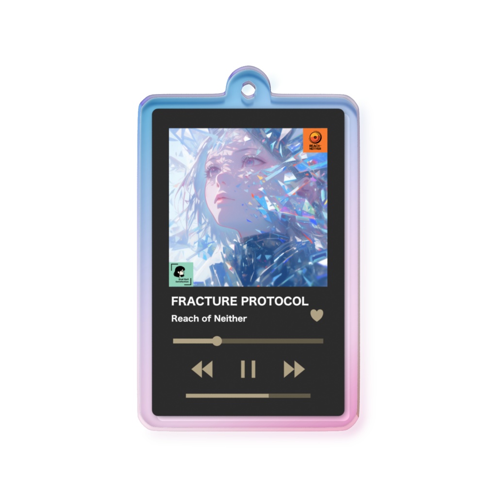 FRACTURE PROTOCOL:ジャケットオーロラアクリルキーホルダー