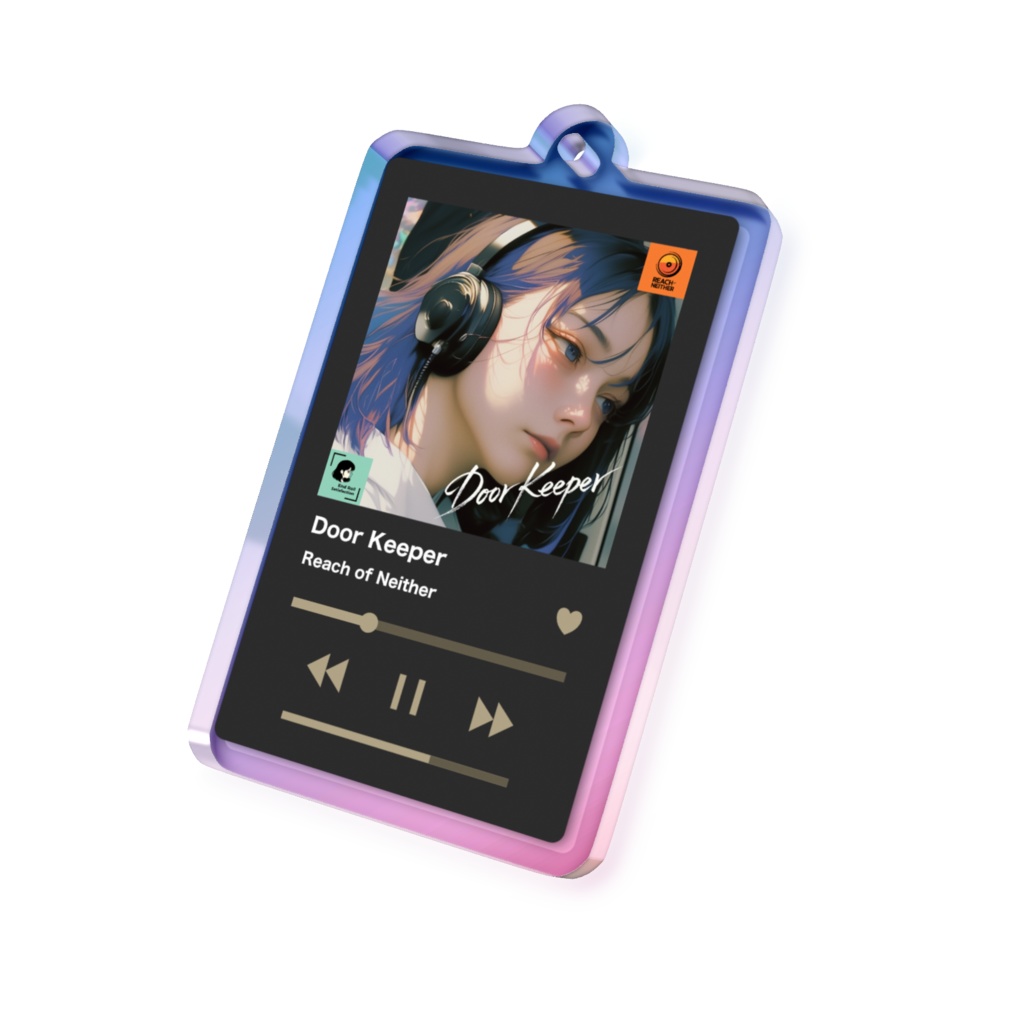 Door Keeper：ジャケットオーロラアクリルキーホルダー