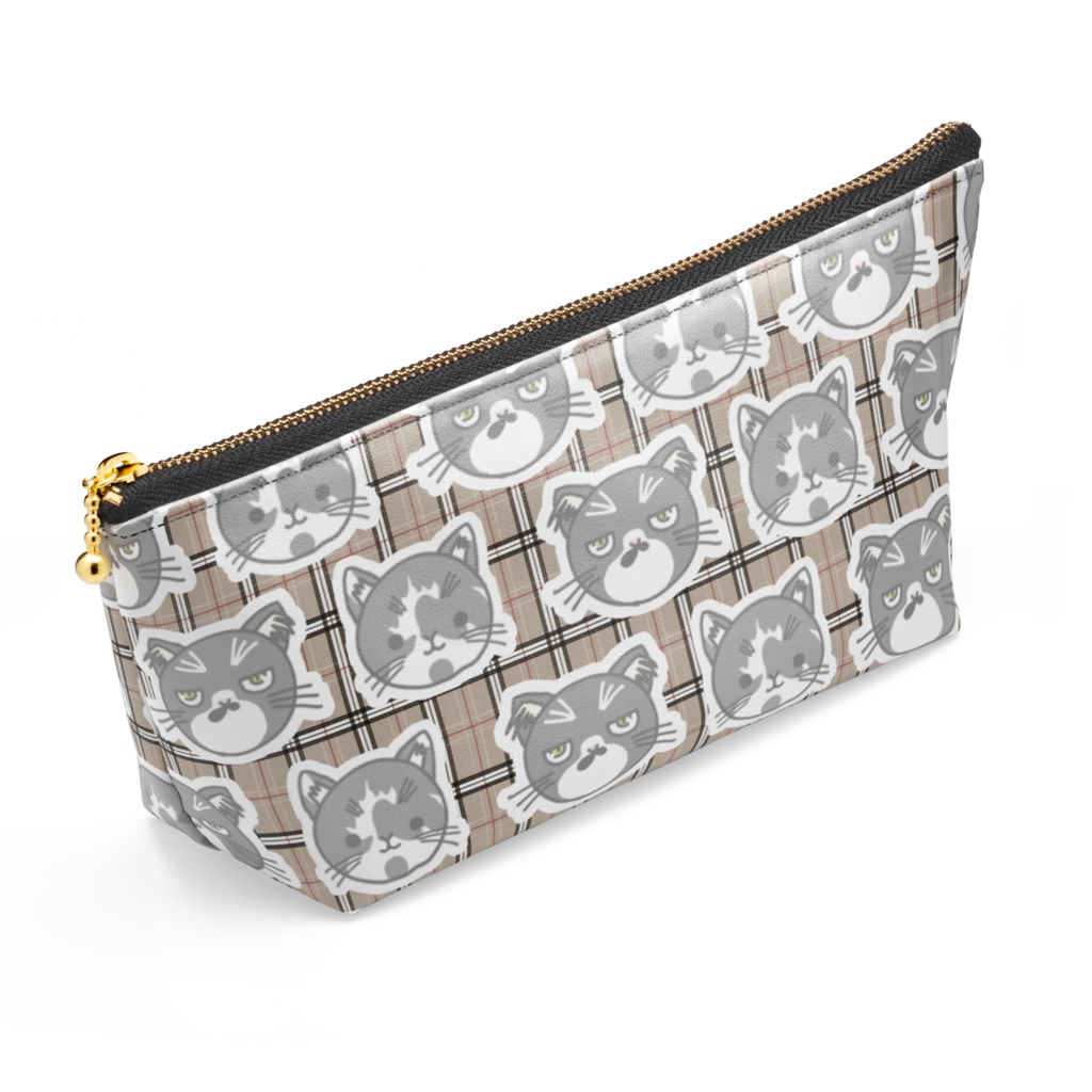 のよ&たまご大(ベージュチェック)