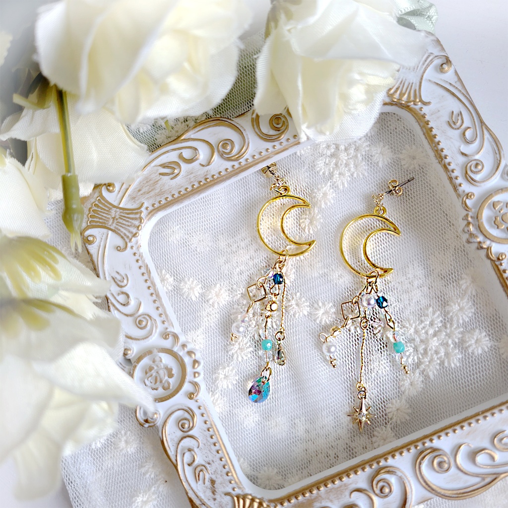 moon catcher accessory　ムーンキャッチャー耳飾り