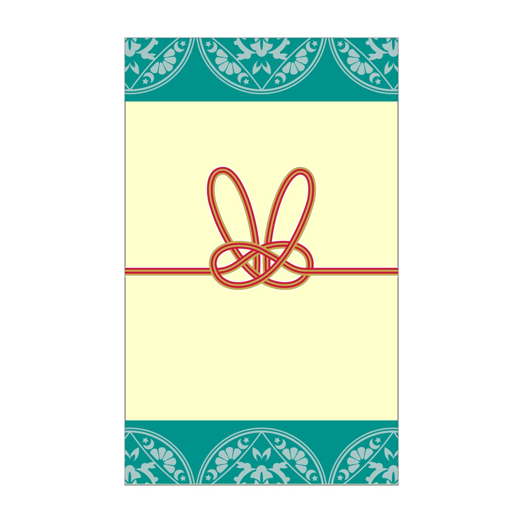 《数量限定》うさぎ水引風ぽち袋《2023年はうさぎ年!》