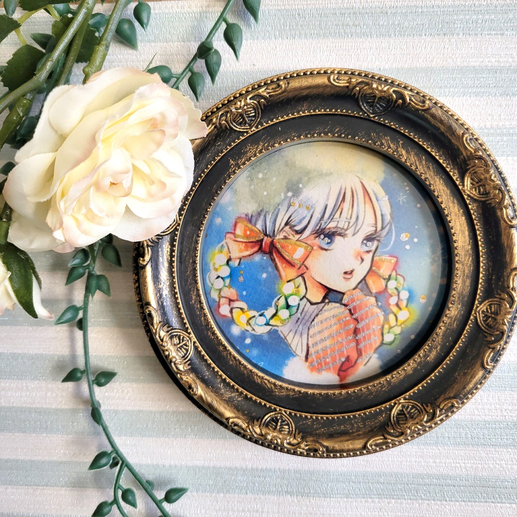 Xmas2022描き下ろし額装画