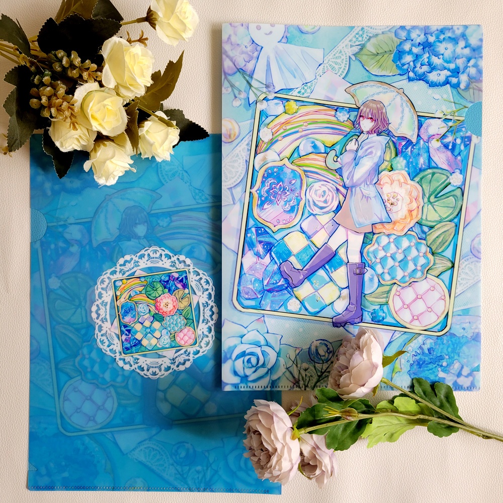 クッキー缶イラスト両面印刷クリアファイル【全6種】