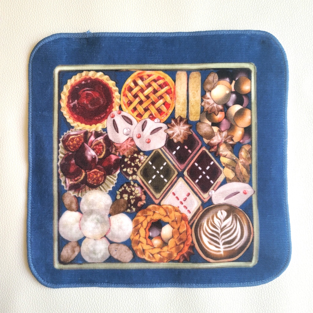 季節のクッキー缶ハンカチ【全10種】