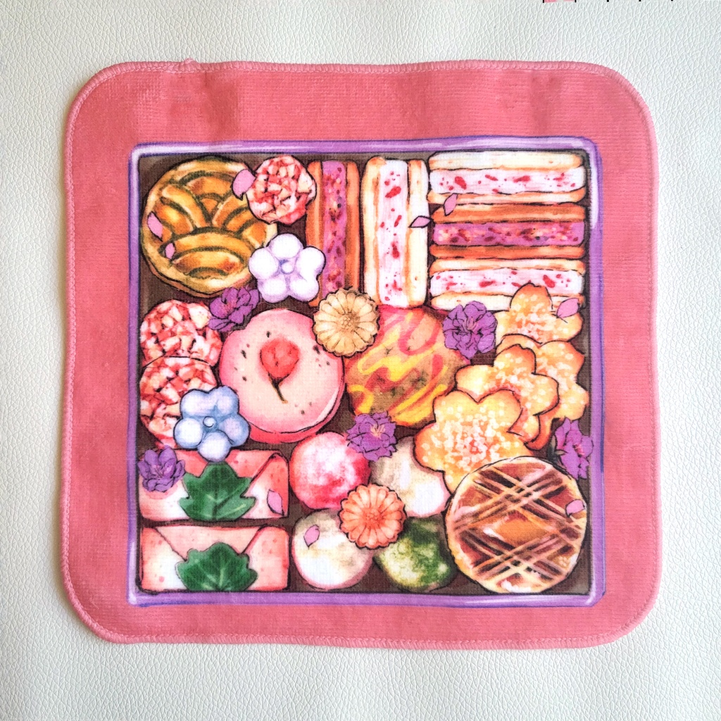 季節のクッキー缶ハンカチ【全10種】